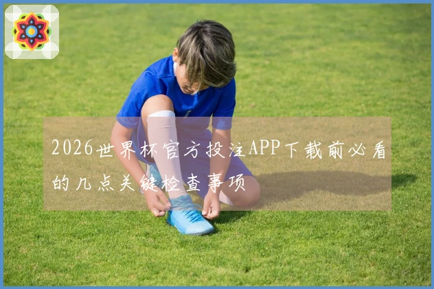 2026世界杯官方投注APP下载前必看的几点关键检查事项